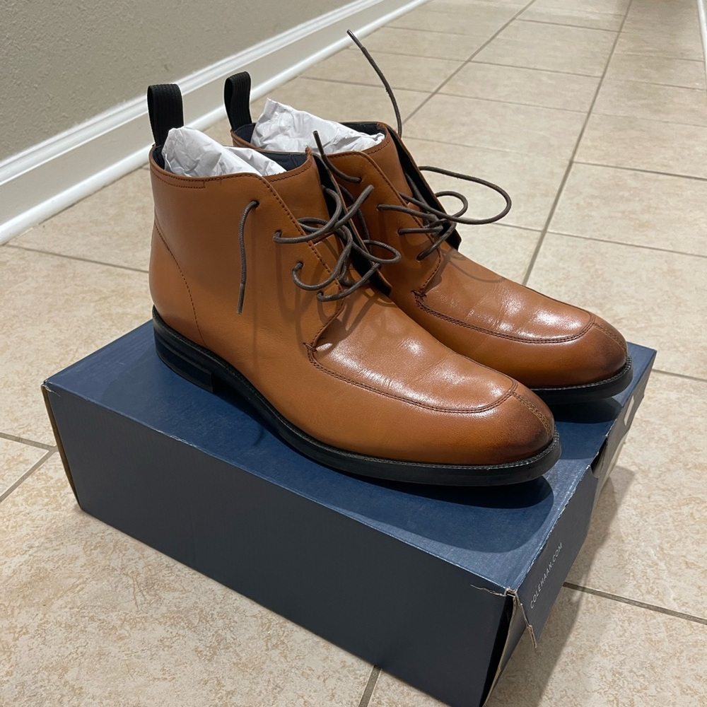 Cola Haan Wagner Grand Apron Chukka Boot (wesquite wp)